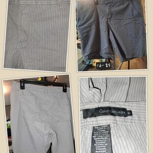 Calvin klein Shorts gray/ striped